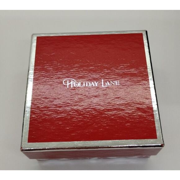 Holiday Lane Women's Necklace - Red Silver Tone Beads - Star Pendant - Picture 3 of 7